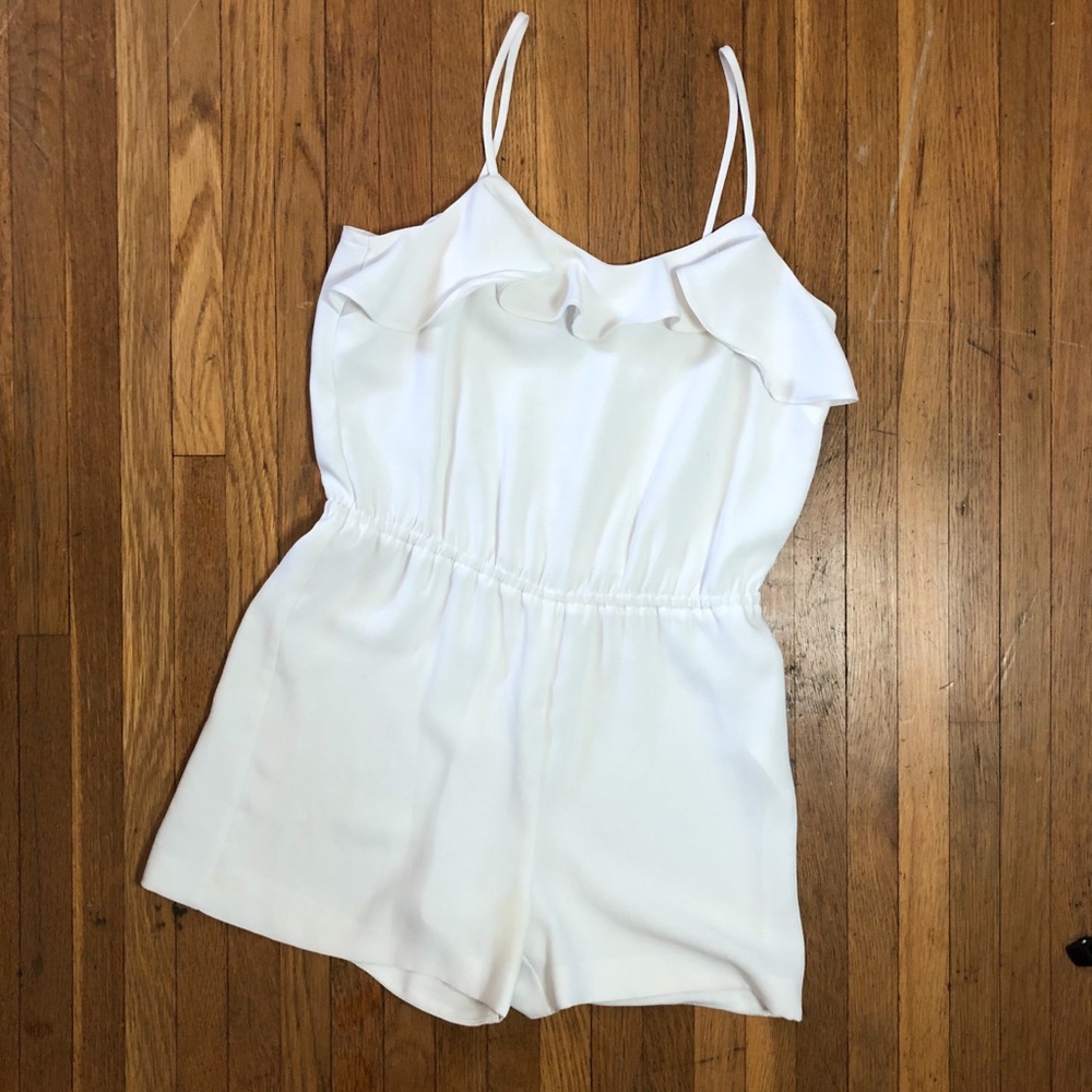 TOPSHOP WHITE ROMPER